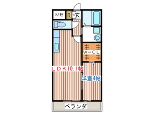 フラワ－タウン八木山の物件間取画像